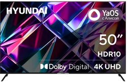 Изображение товара 50" Телевизор Hyundai H-LED50BU7003 4K Ultra HD, СМАРТ ТВ, YaOS, черный Изображение товара 50" Телевизор Hyundai H-LED50BU7003 4K Ultra HD, СМАРТ ТВ, YaOS, черный