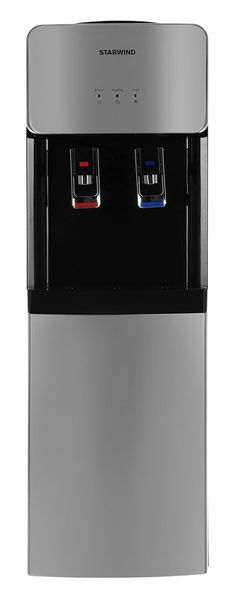 Кулер StarWind SW-1011EB, напольный, электронный, push - кран, черный/серебристый