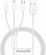 Изображение товара Кабель BASEUS Superior Series Fast,  Lightning (m)/USB Type-C (m)/micro USB (m) -  USB-A,  1м,  белый