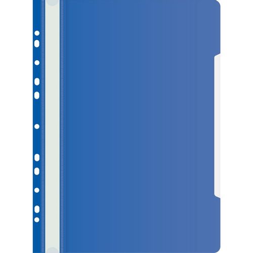 Папка-скоросшиватель Бюрократ PS-P20BLU, A4, пластик, синий 20 шт./кор.