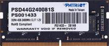 Изображение товара Оперативная память Patriot DDR4 SO-DIMM 4ГБ 2400 МГц для ноутбуков