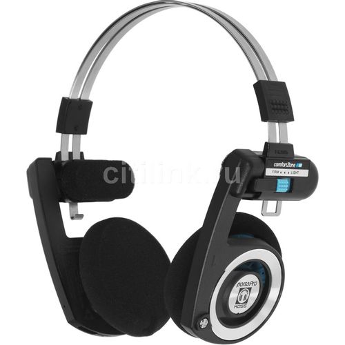 Наушники Koss Porta Pro Wireless 2.0, Bluetooth, накладные, черный/серебристый [80004324]