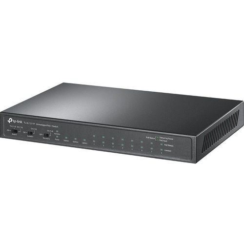 Коммутатор TP-LINK TL-SL1311P, неуправляемый, 10 RJ-45, 10/100/1000/10000 Мбит/с