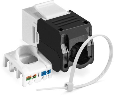 Модуль Exegate KJ-8P8C-U-C5e-180-TL (EX297343RUS) Keystone RJ45 кат.5E бронз.