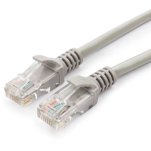 Патч-корд CABLEXPERT PP10-10M литой (molded), UTP, кат.5E, 10м, 4 пары, 26AWG, медь, многожильный, серый