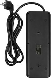 Сетевой фильтр POWERCOM SP-10 USB2A1СB 3,0м, 3.0м, черный