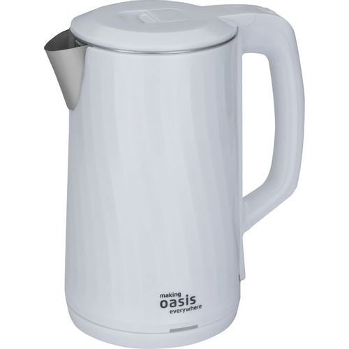 Чайник электрический OASIS K-13PW, 1.8л, пластик