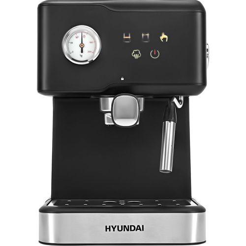 Кофеварка Hyundai HEM-4204, рожковая, черный