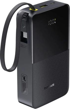 Внешний аккумулятор (Power Bank) BASEUS EnerFill FC51 Bipow 2 Pro,  20000мAч,  черный [e0027701]