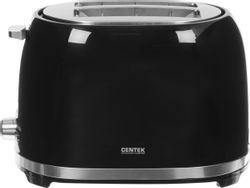 Тостер CENTEK CT-1432,  черный/стальной