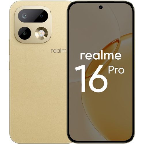 6.78" Смартфон REALME 16 Pro 8/256Gb, RMX5120, NFC, AMOLED, 144Гц, 7000мAч, бежевый