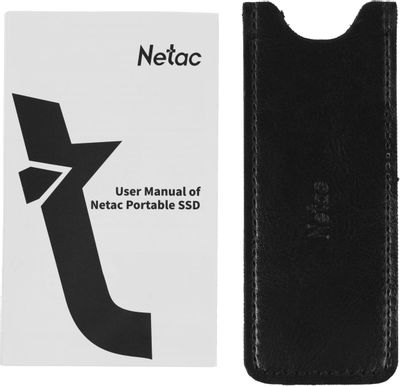 500ГБ Внешний диск SSD NETAC ZX10 NT01ZX10-500G-32BK, USB-C