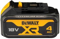 Батарея аккумуляторная DeWALT DCB1104M2-QW, 18В, 4Ач, Li-Ion,  ЗУ в комплекте