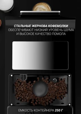 Кофемашина Polaris PACM 2060AC 1500Вт черный/серебристый (восстановленный)  – купить в Ситилинк | M00253955