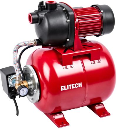 Насосная станция Elitech САВ 800-19П, центробежный, поверхностный, 3000л/ч