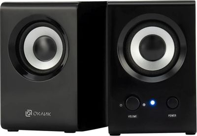 Колонки Oklick OK-160, 2.0, черный [417559] – купить в Ситилинк | 417559