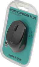 Мышь беспроводная Logitech M280, USB, черный