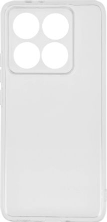 Чехол (клип-кейс) BORASCO Silicone Case, для Xiaomi 14T Pro, прозрачный [73786]