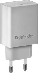 Изображение товара Сетевое зарядное устройство Defender UPA-21,  USB-A,  10.5Вт, 2.1A, белый [83571]