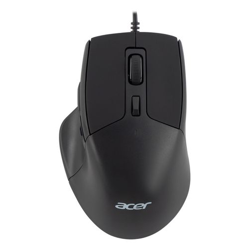 Мышь проводная Acer OMW130, оптическая, USB, 3600dpi, черный [zl.mceee.00j]