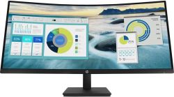 Изображение товара 34" Монитор HP P34hc G4,  3440x1440,  VA,  100Гц,  1хHDMI,  1хDP,  изогнутый, черный [21y56as]