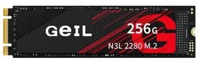 SSD накопитель GeIL N3L 256ГБ, M.2 2280, SATA III,  M.2 [n3lfd22m256a]