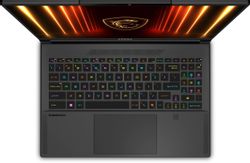 Ноутбук игровой MSI Stealth 16 AI A2HWGG-085XRU, 16", OLED, Intel Core Ultra 7 255H, 16-ядерный, 32ГБ DDR5, 1ТБ SSD, NVIDIA GeForce RTX 5070 для ноутбуков - 8 ГБ, черный