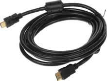 Изображение товара Кабель HDMI NingBo 3м ver 1.4 позолоченные контакты ферритовый фильтр черный