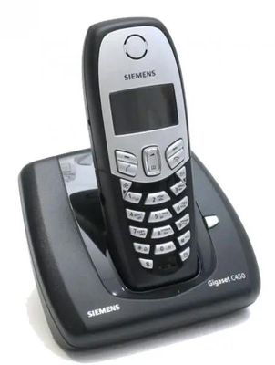 Радиотелефон Siemens C450, черный – купить в Ситилинк | 60489