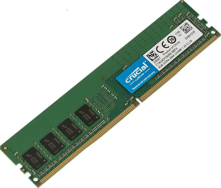 Оперативная память Crucial CT8G4DFS8266 DDR4 - 1x 8ГБ 2666МГц