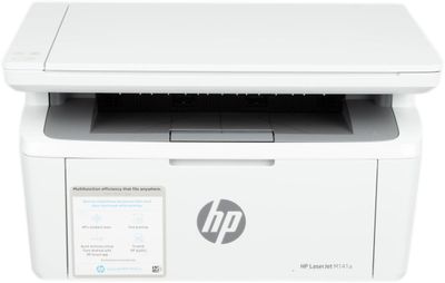 МФУ лазерный HP LaserJet M141a черно-белая печать, A4, цвет белый [7md73a]