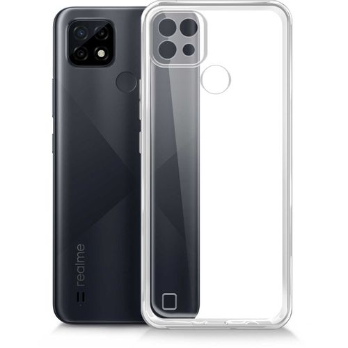 Чехол (клип-кейс) BORASCO для Realme C21, прозрачный [40040]