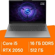 Изображение товара Игровой ноутбук LENOVO LOQ 15IAX9E 15.6 IPS i5 12450HX 16ГБ SSD RTX 2050