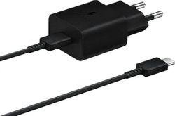 Изображение товара Сетевое зарядное устройство Samsung EP-T1510,  USB-C, USB-C, 15Вт, 2A, черный [ep-t1510xbegeu]