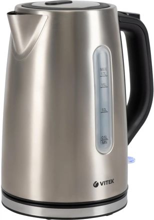 Чайник электрический Vitek VT-1144, 1.7л, нержавеющая сталь