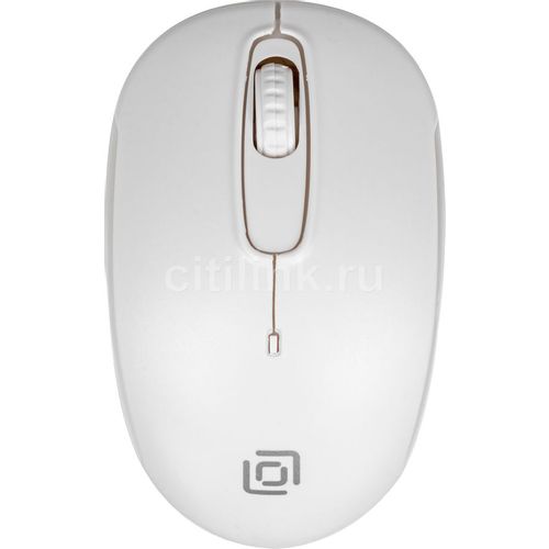 Мышь беспроводная Oklick 505MW, радио, оптическая, USB, 1000dpi, белый [1018257]