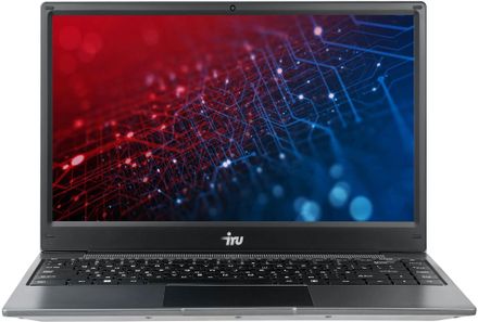 Ноутбук iRU Калибр 14TLH, 14.1", IPS, Intel Core i3 1115G4 3ГГц, 2-ядерный, 8ГБ DDR4, 512ГБ SSD,  Intel UHD Graphics, FreeDOS,  серый [1976591]