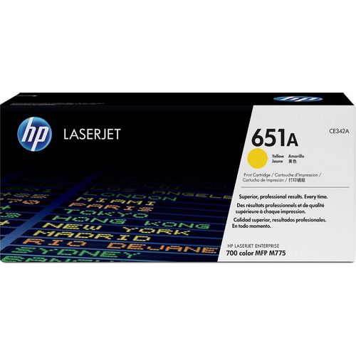 Картридж HP 651A, желтый / CE342A