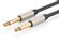 Изображение товара Кабель аудио UGREEN AV128,  Jack 6.5 (m) -  Jack 6.5 (m),  2м, серый [10638]