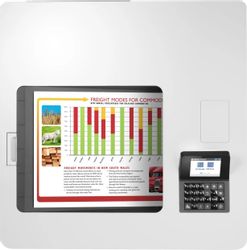 Принтер лазерный HP Color LaserJet Enterprise M554dn цветная печать, A4, белый
