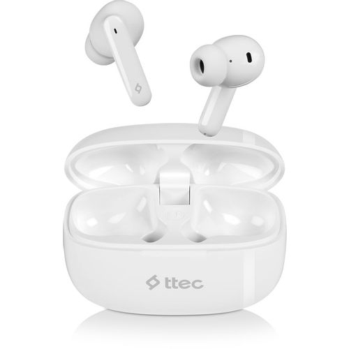 Наушники TTEC AirBeat, Bluetooth, внутриканальные, белый [2km147b]