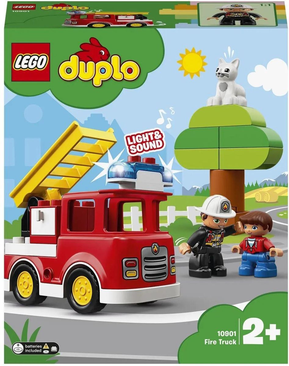 Характеристики Конструктор Lego Duplo Пожарная машина, 10901 (1583875)  смотреть в СИТИЛИНК