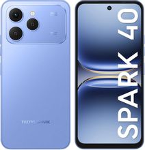 Изображение товара Смартфон TECNO Spark 40 8/256Gb синий - мощный и стильный смартфон с AI камерой и дисплеем 6. 67 дюй