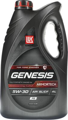 Моторное масло LUKOIL Genesis Armortech FD, 5W-30, 4л, синтетическое [3149878]