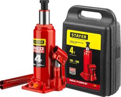Домкрат гидравлический Stayer 43160-4-K_z01 бутылочный, 4т