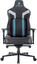 Кресло игровое EUREKA Phyton 2, ткань, до 125кг,  черно-синий