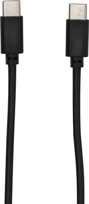 Кабель SunWind USB Type-C (m) -  USB Type-C (m),  1м,  3A,  черный
