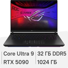 Изображение товара Игровой ноутбук ASUS ROG Strix Scar 16 G635LX-RW041 16 IPS 32ГБ 1ТБ RTX 5090 Windows