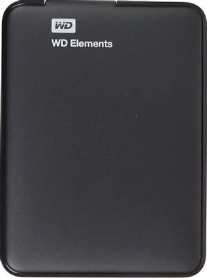 Внешний диск HDD  WD Elements Portable WDBUZG0010BBK-EESN, 1ТБ, черный