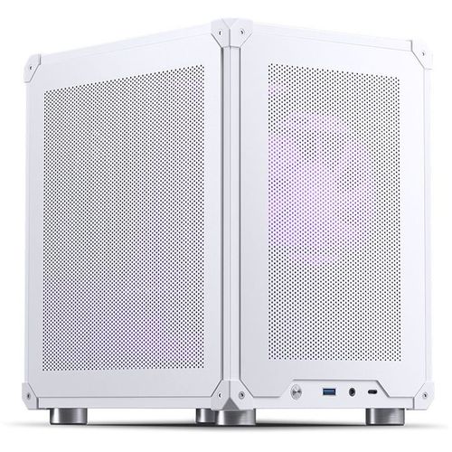 Корпус miniITX JONSBO C6, Mini-Tower, без БП, белый [c6 white]